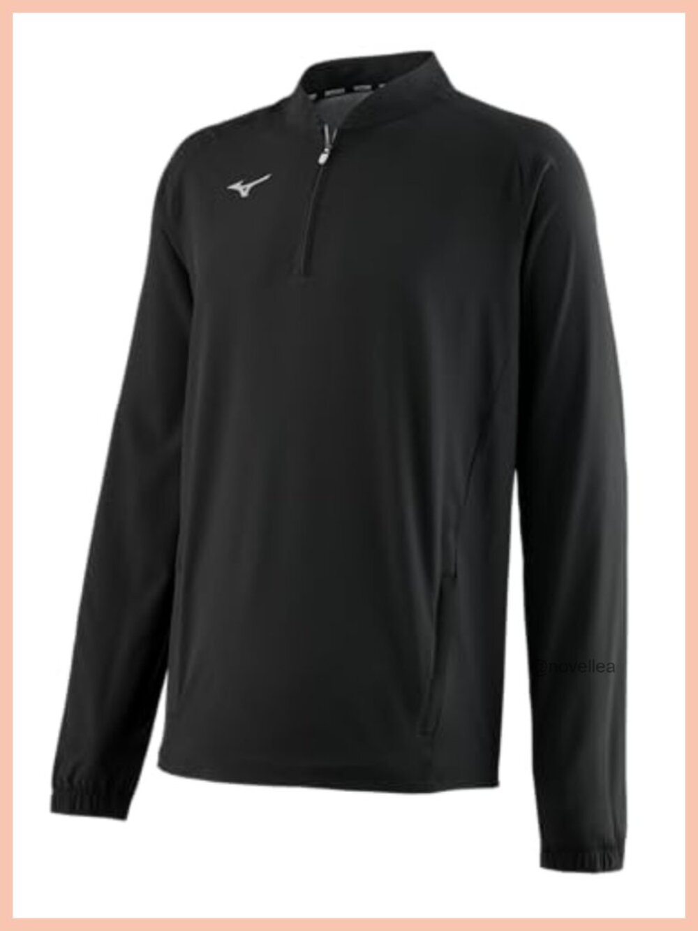 Mizuno Gametime Long Sleeve Hitting Jacket Polyester Spandex 4-Way Stretch Wind
